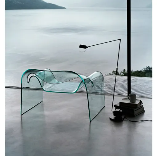 flame ghost armchair