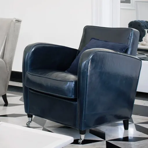 baxter leather armchair