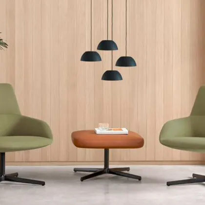 dunas lounge armchair with medium backrest