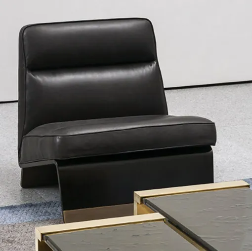 greta armchair in leather
