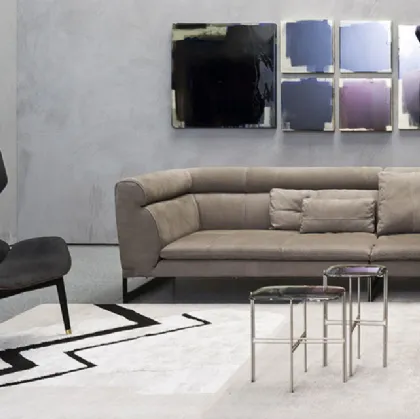 leather armchair baxter trento