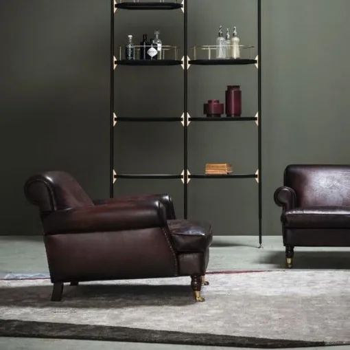 Leather armchair
