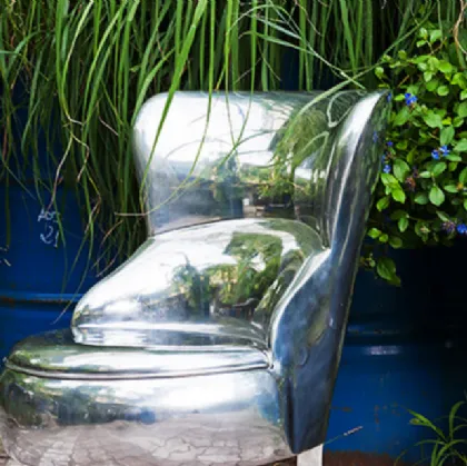 armchair sellerina aluminum