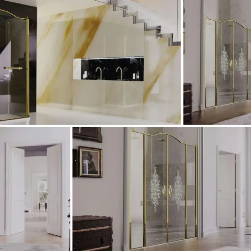 gold collection vismaravetro shower enclosure