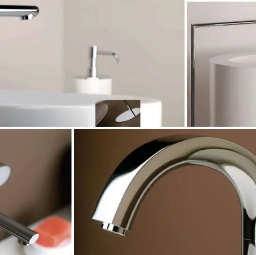 oval gessi steel mixer