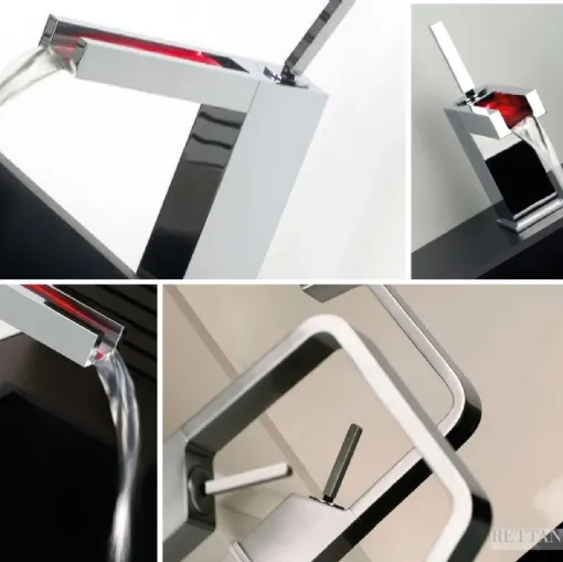 rectangle xk steel mixer gessi