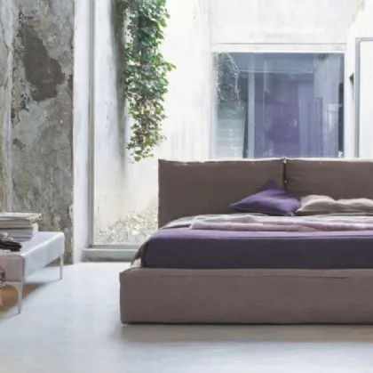 Academy Piuma Twils upholstered double bed