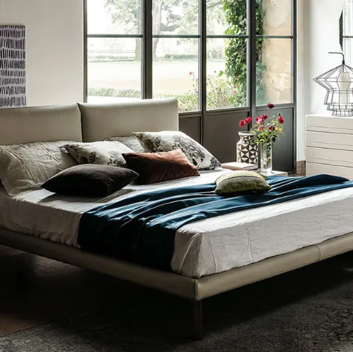Adam Cattelan double bed with headboard