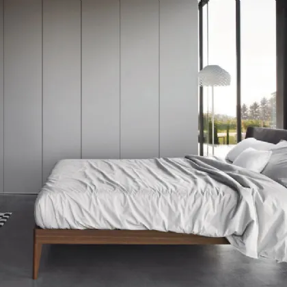 Aliante double bed with Sangiacomo headboard