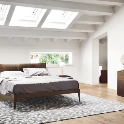 Aliante Sangiacomo wood double bed