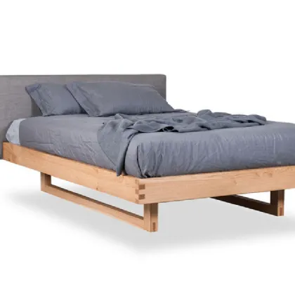 Double bed Bam Bam Baby Riva 1920 in wood and fabric