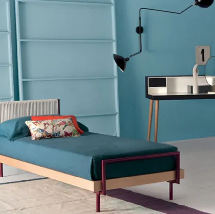 Single bed 06 Camaleo Twils with headboard