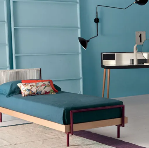 Single bed 06 Camaleo Twils with headboard