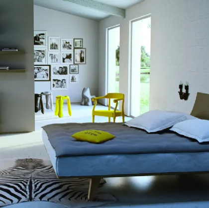 Filesse Caccaro double bed in wood