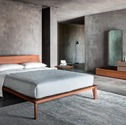 wooden folio bed