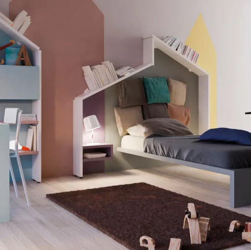 LagoLinea Lago single bed with headboard