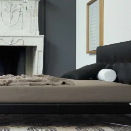 Max Capitonnè Twils double bed with container