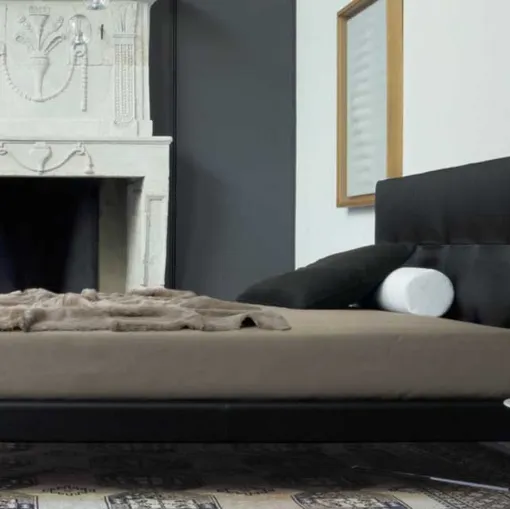 Max Capitonnè Twils double bed with container