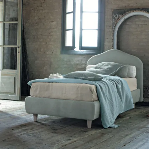 Medea Twils single bed with headboard