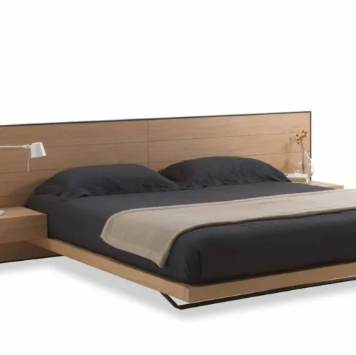 Double bed Rialto Bed Riva 1920 in wood