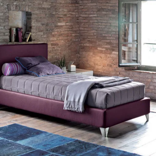 Max Twils single bed with headboard