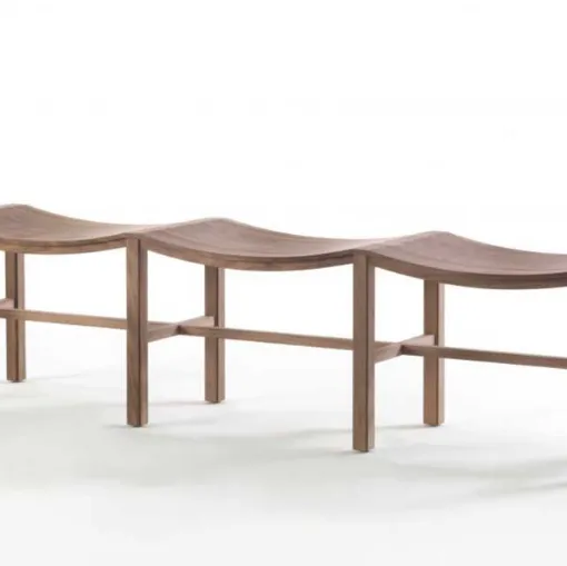 square wooden staircase