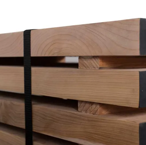 woodpile wooden bench