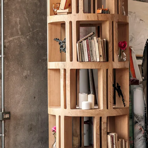 wooden tower design detail