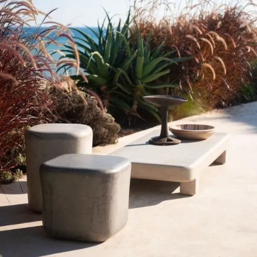 Concrete coffee table