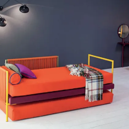 Single bed 02 Camaleo News Twils with headboard