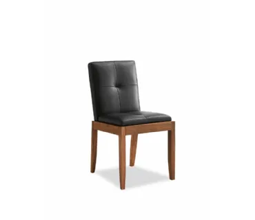 Chair in wood and Riva 1920 leather