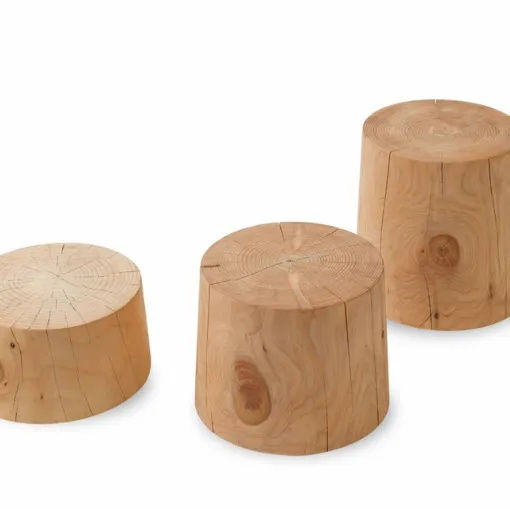 living wood side tables