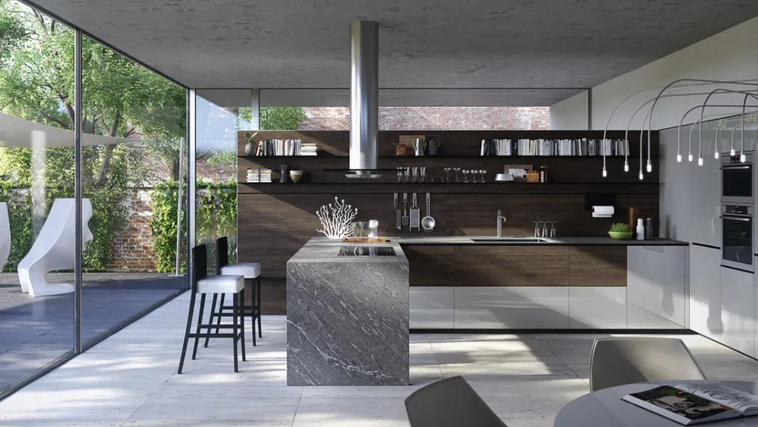 forma mentis kitchen valcucine verona wood and lacquered