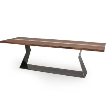 Table in iron and wood Riva 1920