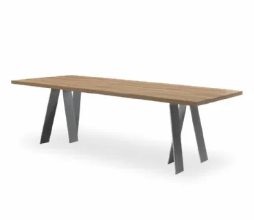 Riva 1920 wooden and metal table