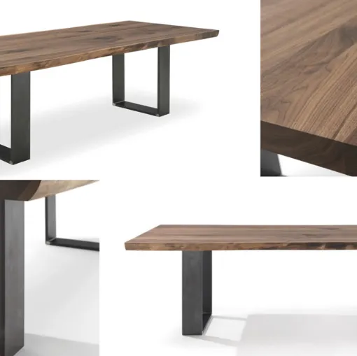 Riva 1920 wooden and iron table