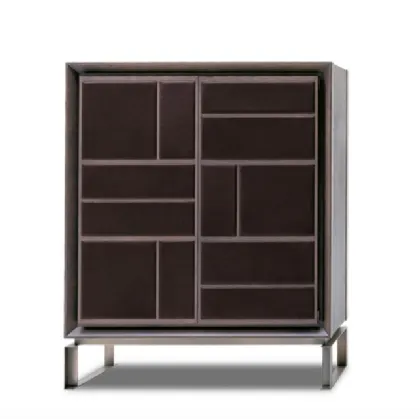 maxime baxter in leather cabinet