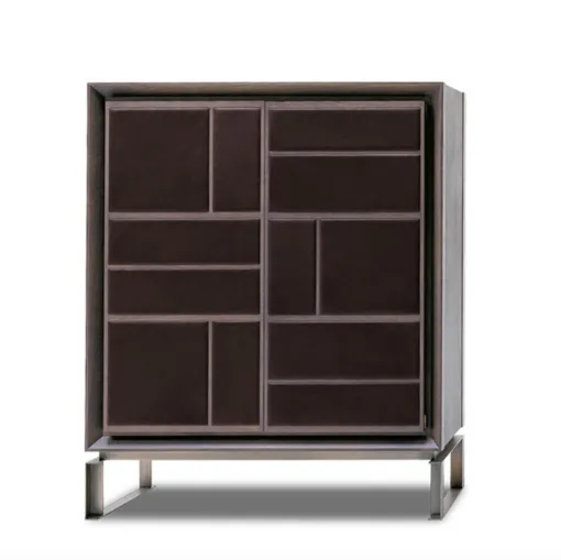 maxime baxter in leather cabinet