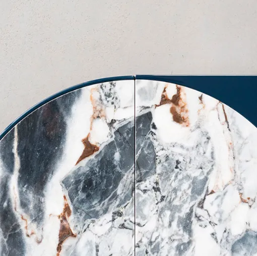 selene baxter lacquered and stone cabinet