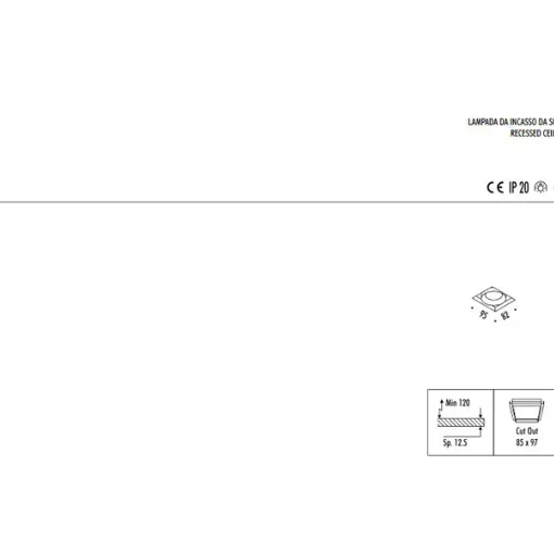 Technical Sheet Mini Punto Lamp