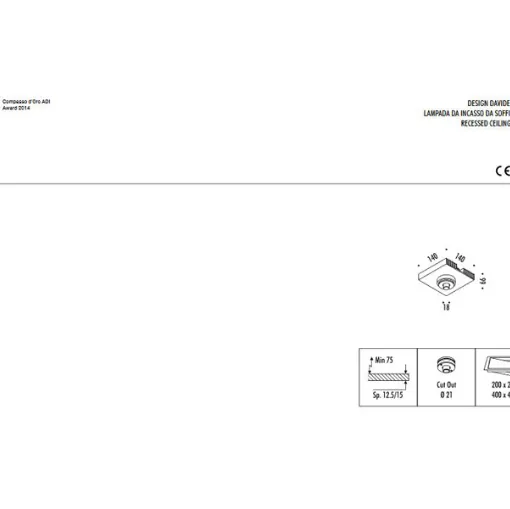 Lamp data sheet Nulla Davide Groppi