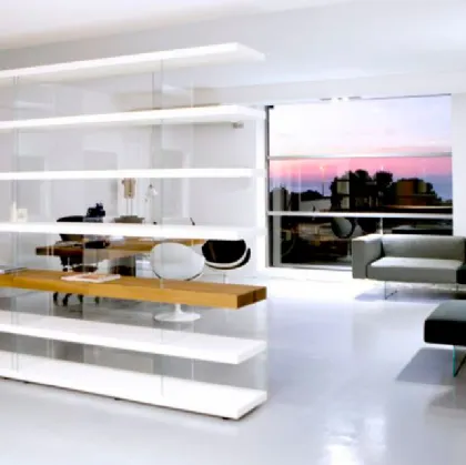 Air containers and bookcase