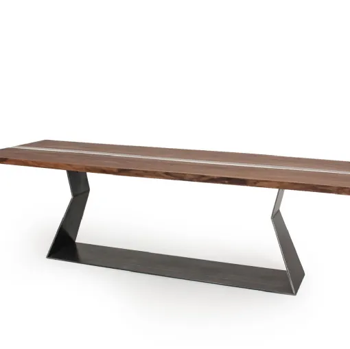 Riva 1920 iron and wood table