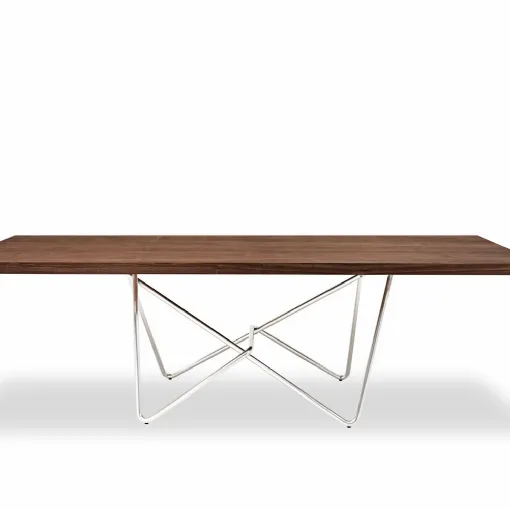 Riva 1920 table in wood and iron