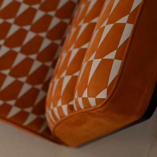 leather armchair detail