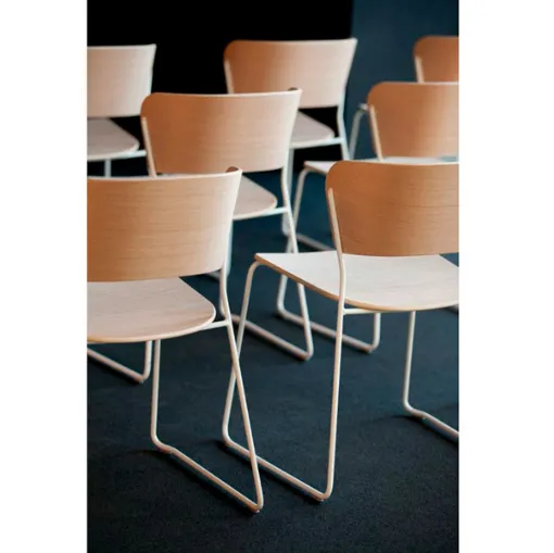 arc chair in wood design