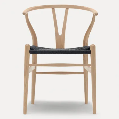 chair in oak and white oil