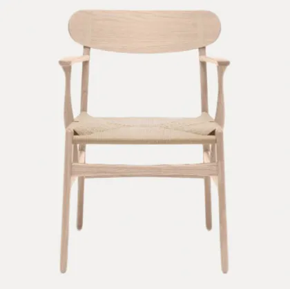 chair in soap oak and Carl Hansen natural rope