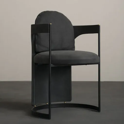 baxter orma chair in leather