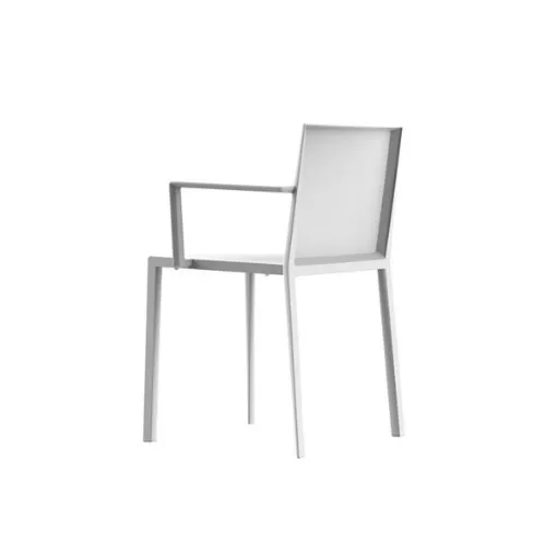 CHAIR WITH QUARTZ ARMRESTS